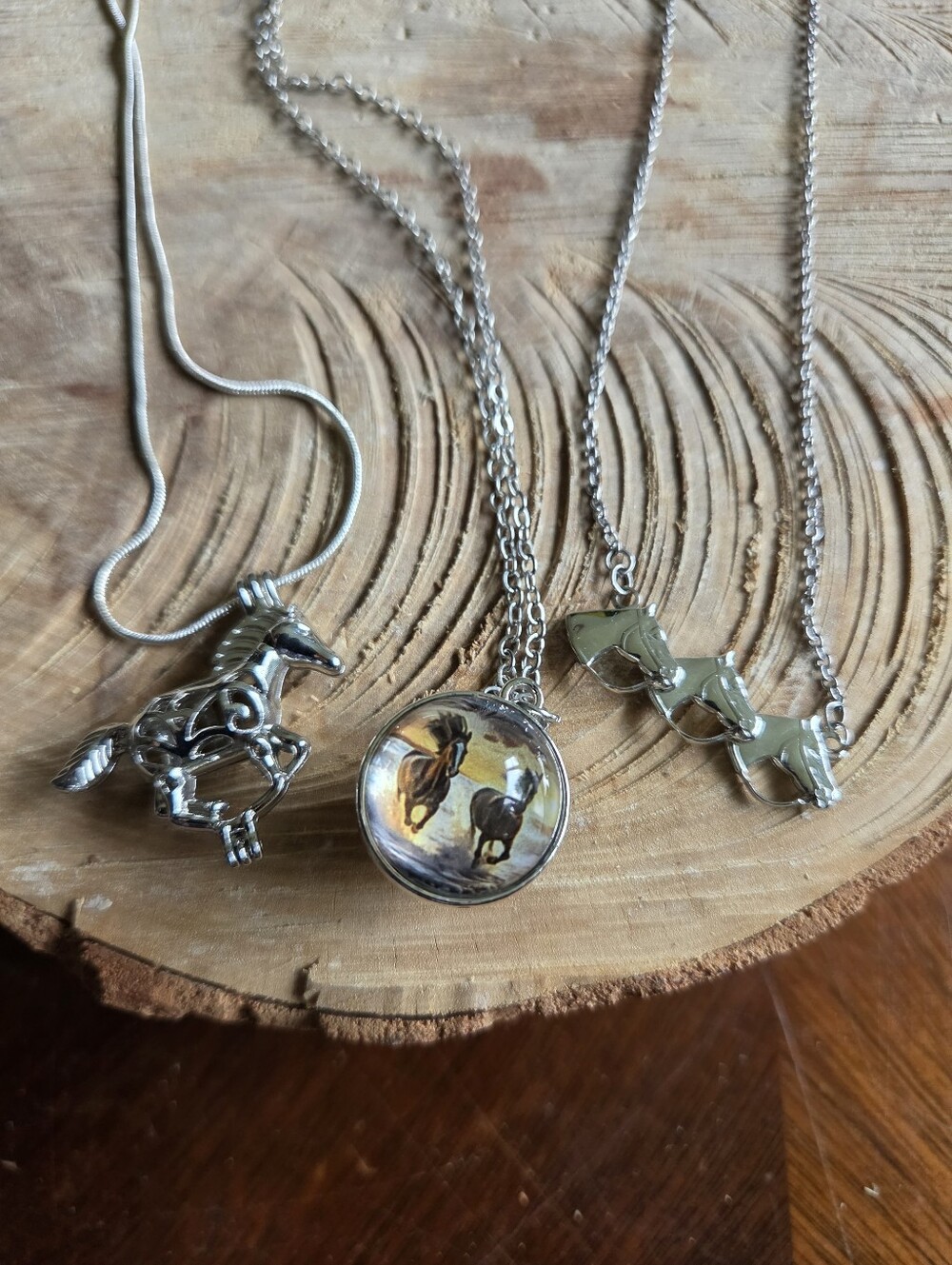 Horse Necklaces Set Of 3